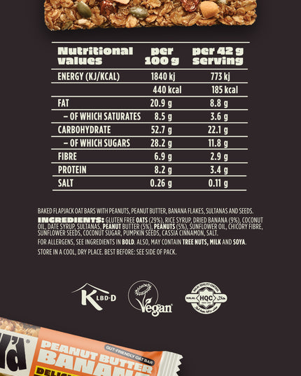 PEANUT BUTTER & BANANA GUT-FRIENDLY OAT TASTER PACK (3 PACK)